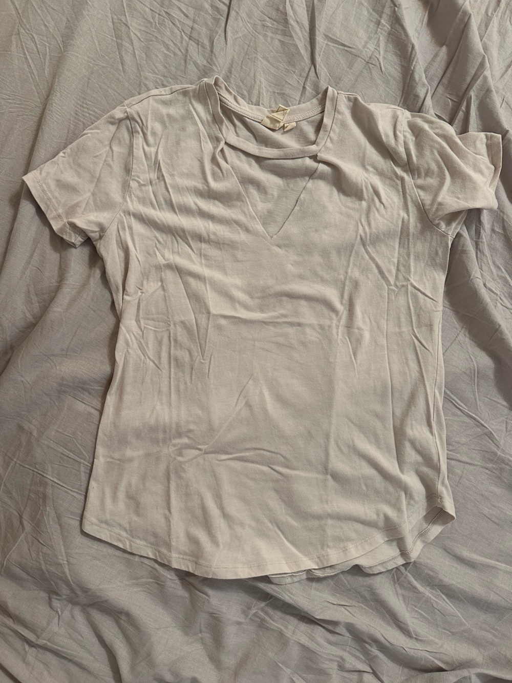 White Crow Short Sleeve Crew Tee in Ivory